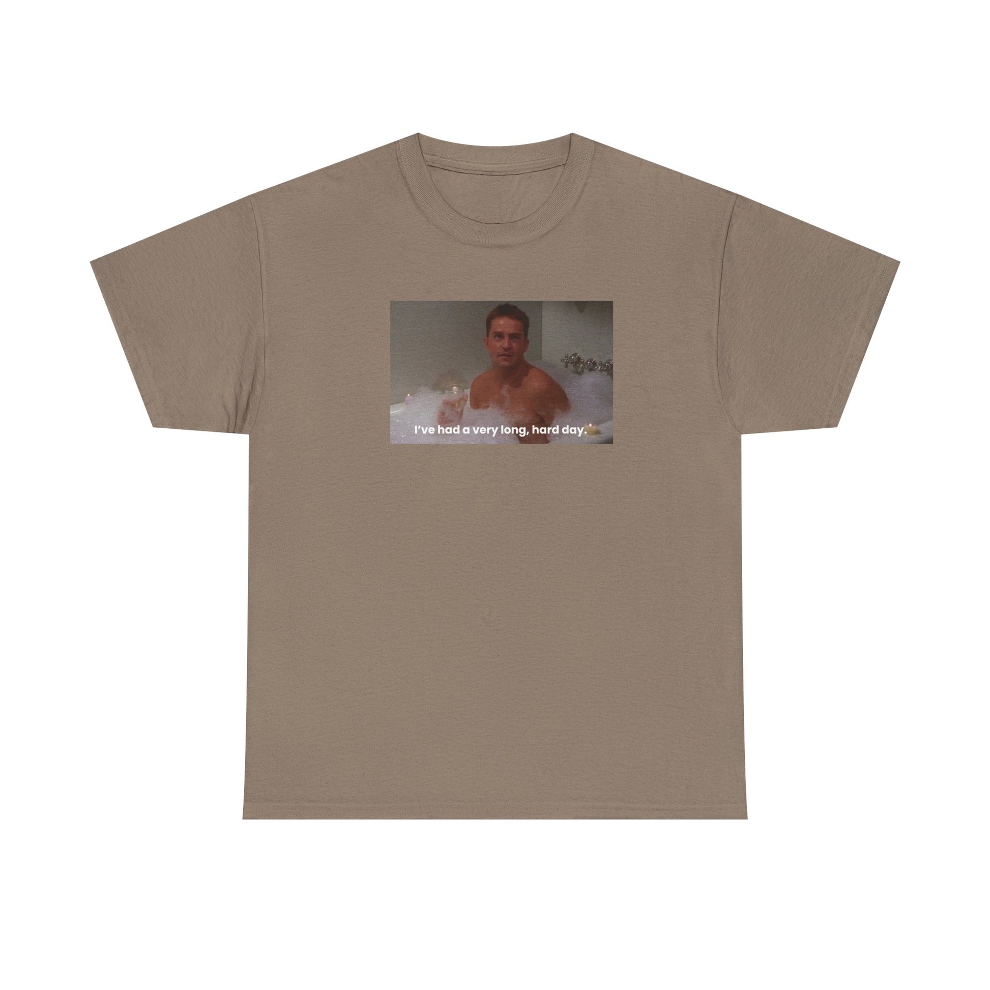 Chandler Bing In the Bathtub Unisex Heavy Cotton Tee