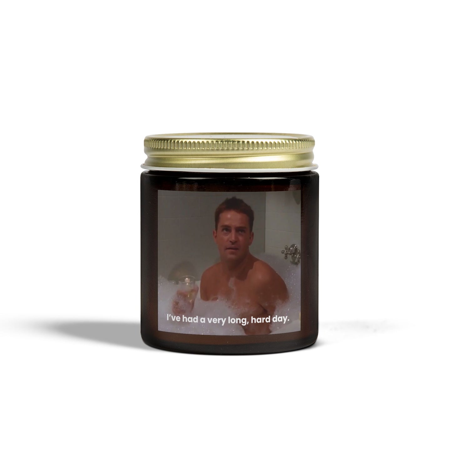 Chandler Bing In the Bathtub I've Had A Very Long, Hard Day Scented Candle (4oz, 9oz)