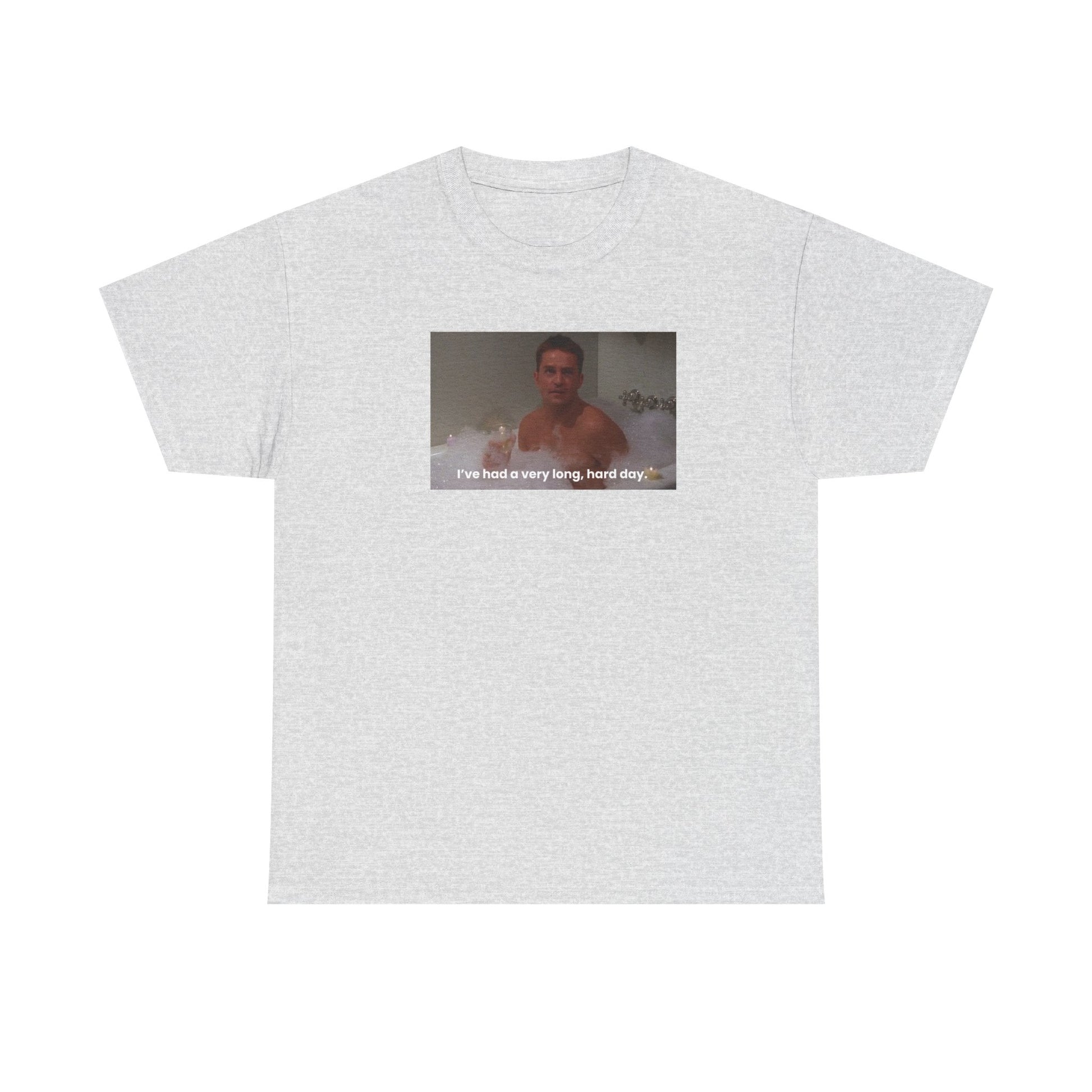 Chandler Bing In the Bathtub Unisex Heavy Cotton Tee