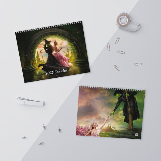 Wicked Movie Inspired Wizard of Oz Wall Calendar 2025