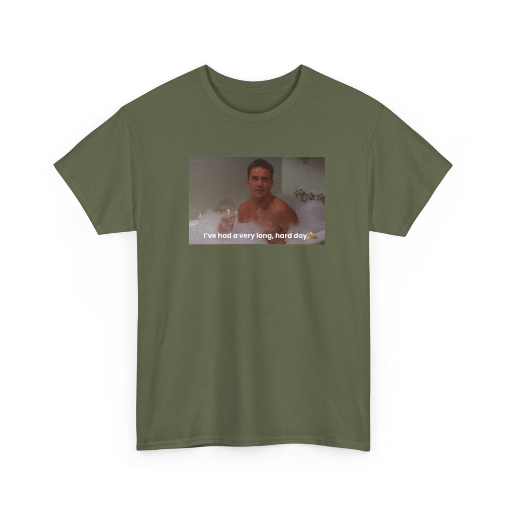 Chandler Bing In the Bathtub Unisex Heavy Cotton Tee