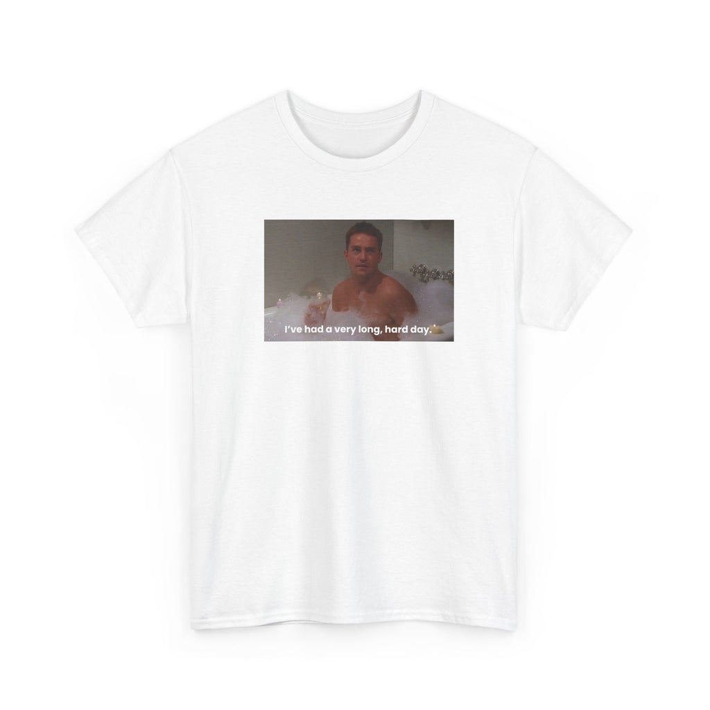 Chandler Bing In the Bathtub Unisex Heavy Cotton Tee