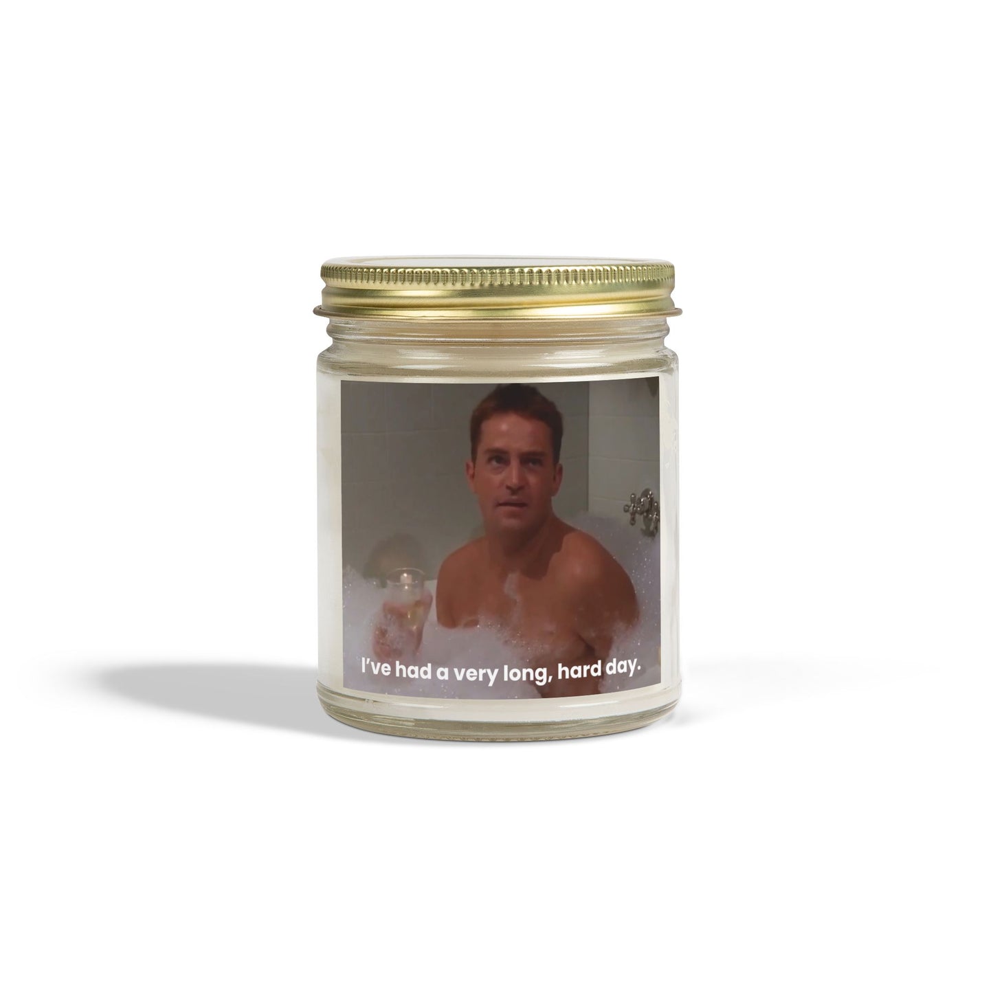 Chandler Bing In the Bathtub I've Had A Very Long, Hard Day Scented Candle (4oz, 9oz)