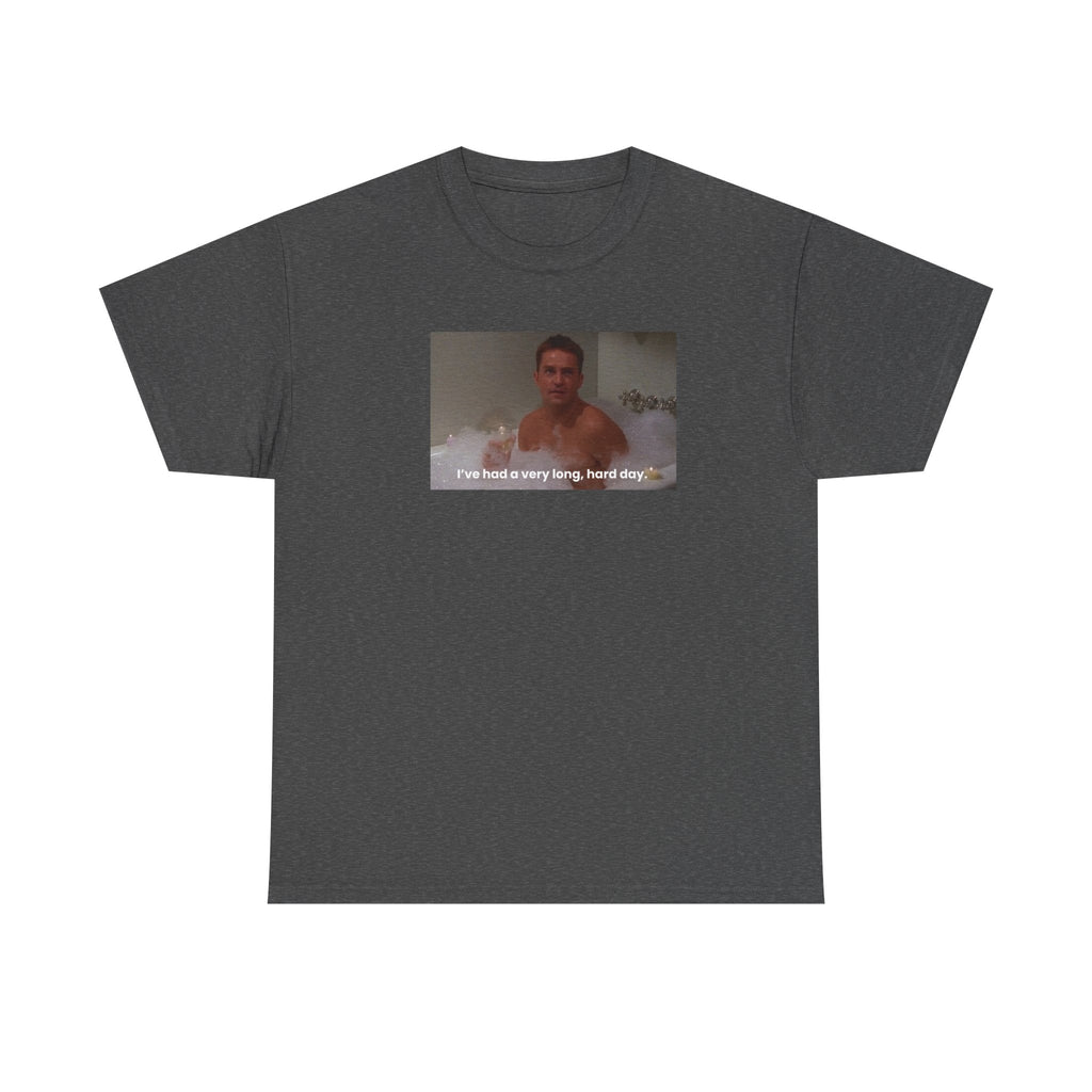 Chandler Bing In the Bathtub Unisex Heavy Cotton Tee