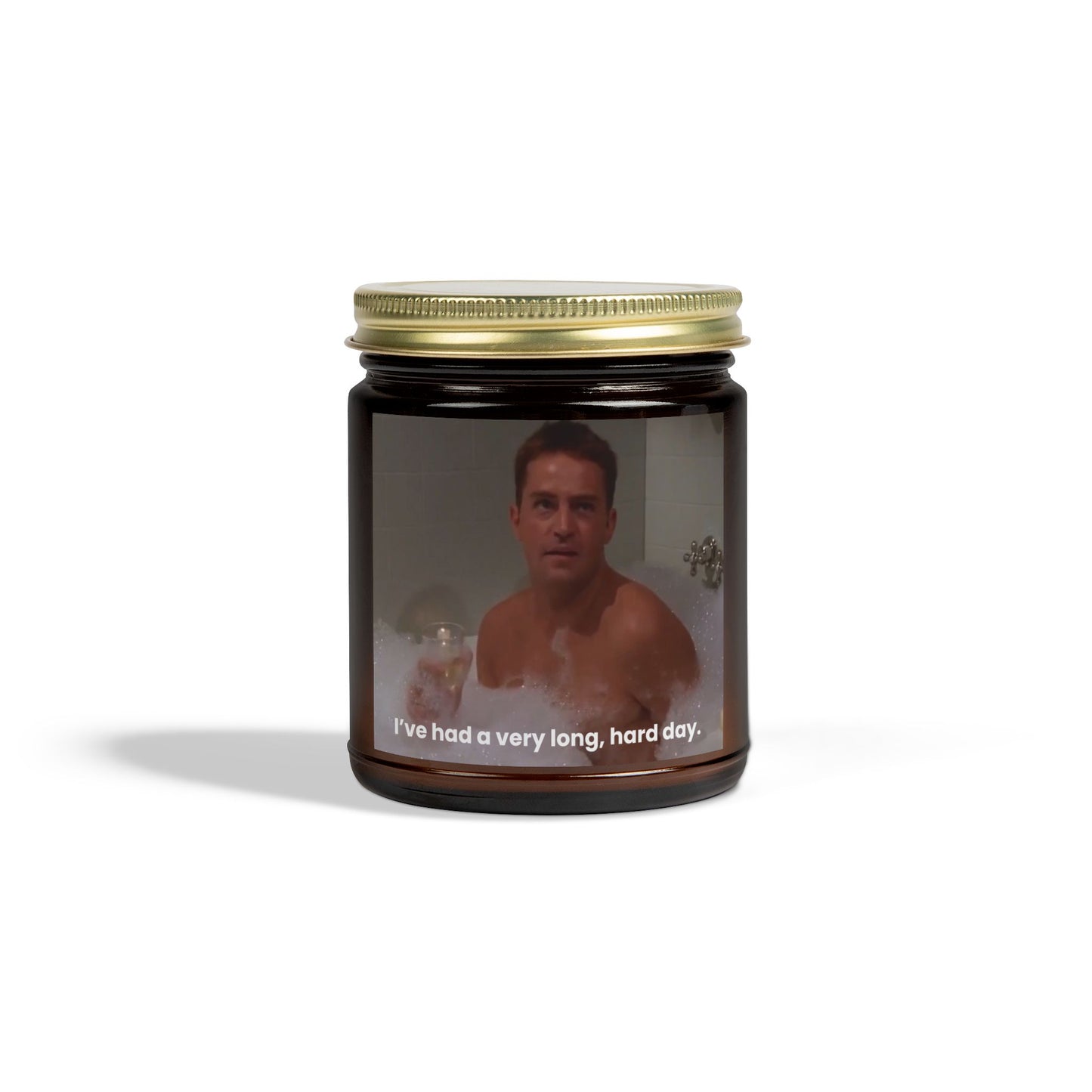 Chandler Bing In the Bathtub I've Had A Very Long, Hard Day Scented Candle (4oz, 9oz)