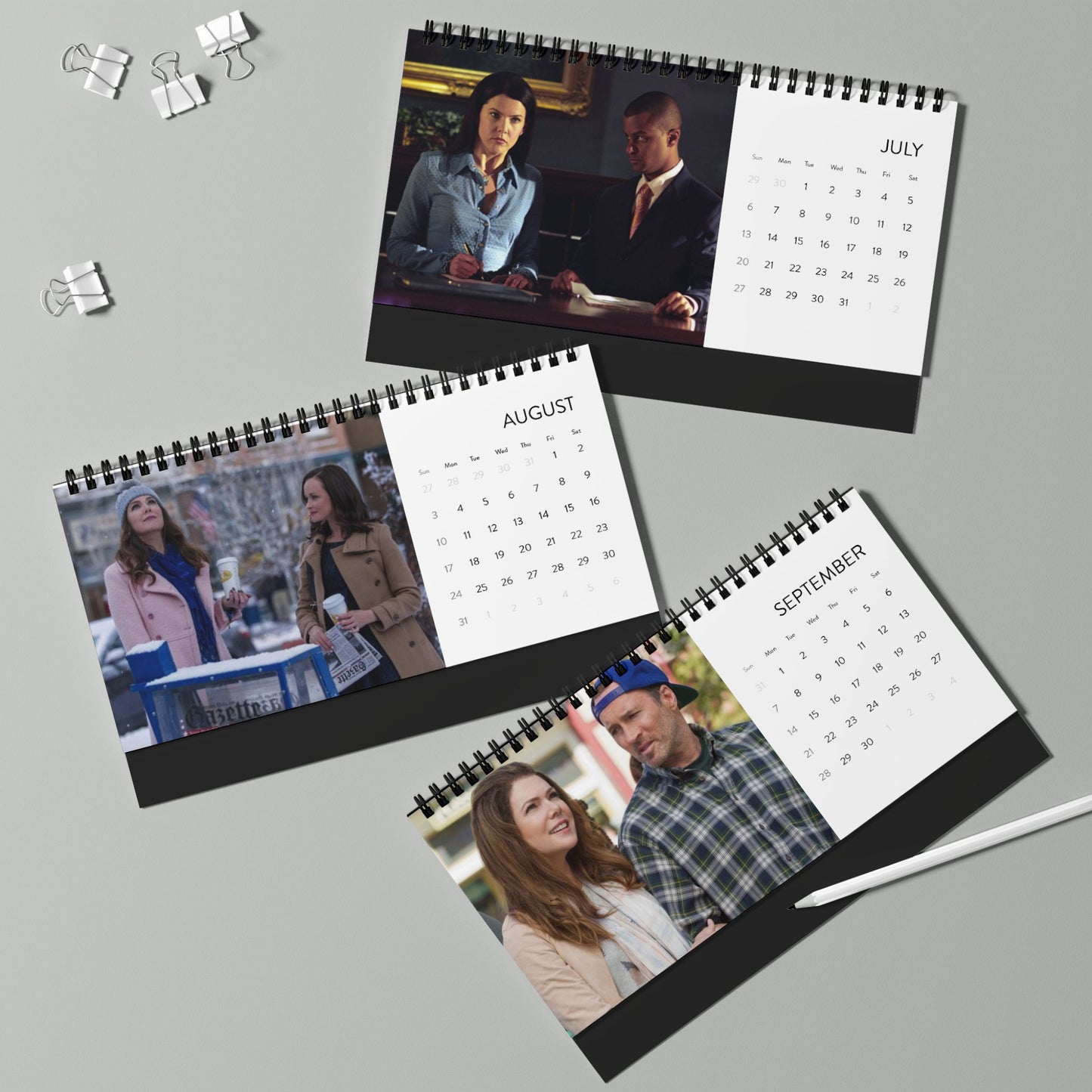 Gilmore Girls Desktop Calendar 2025