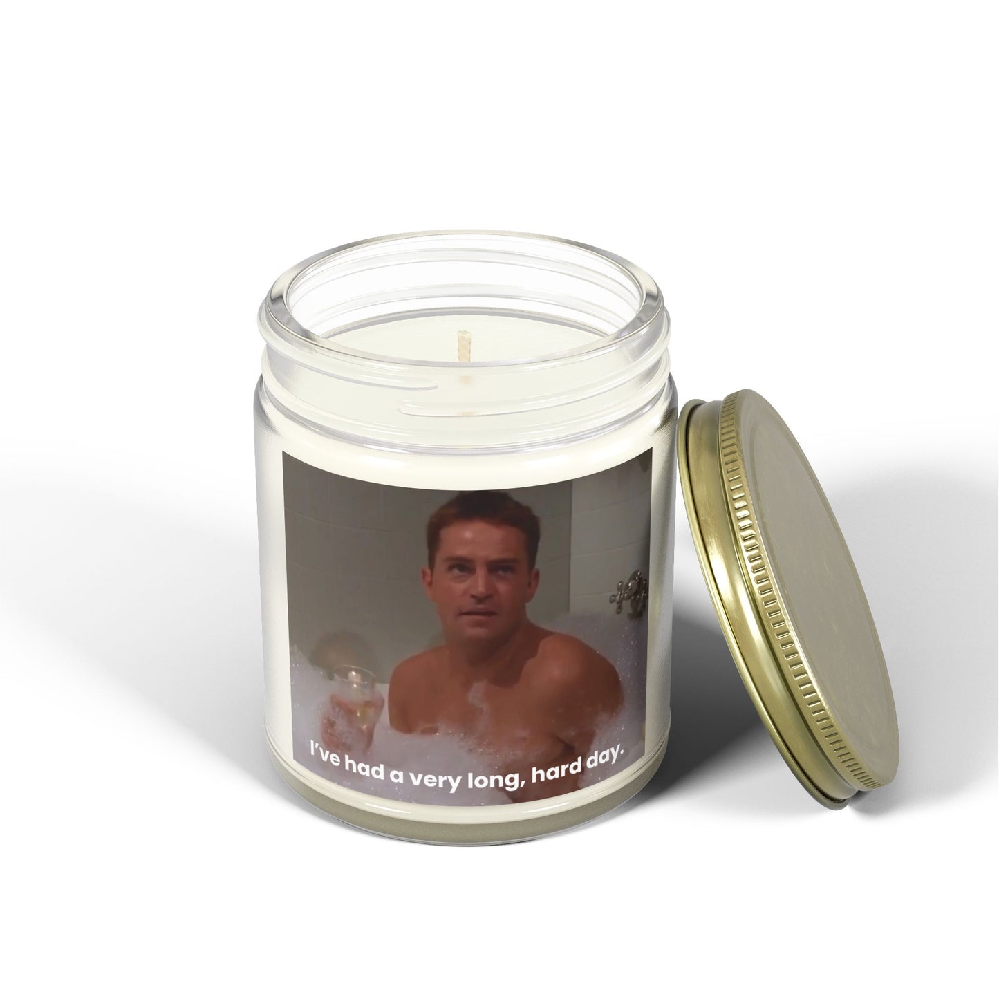 Chandler Bing In the Bathtub I've Had A Very Long, Hard Day Scented Candle (4oz, 9oz)