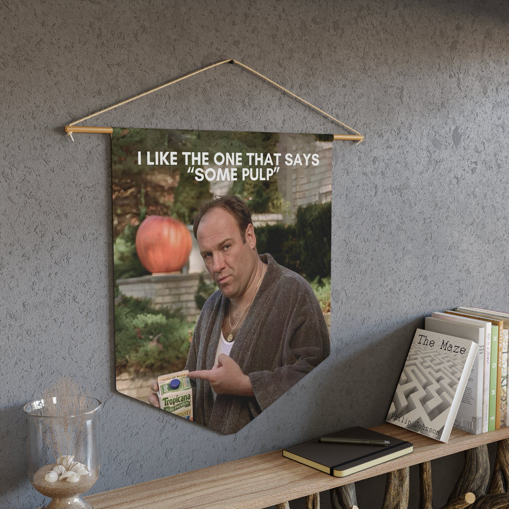 Tony Soprano "Some Pulp" The Sopranos Pennant