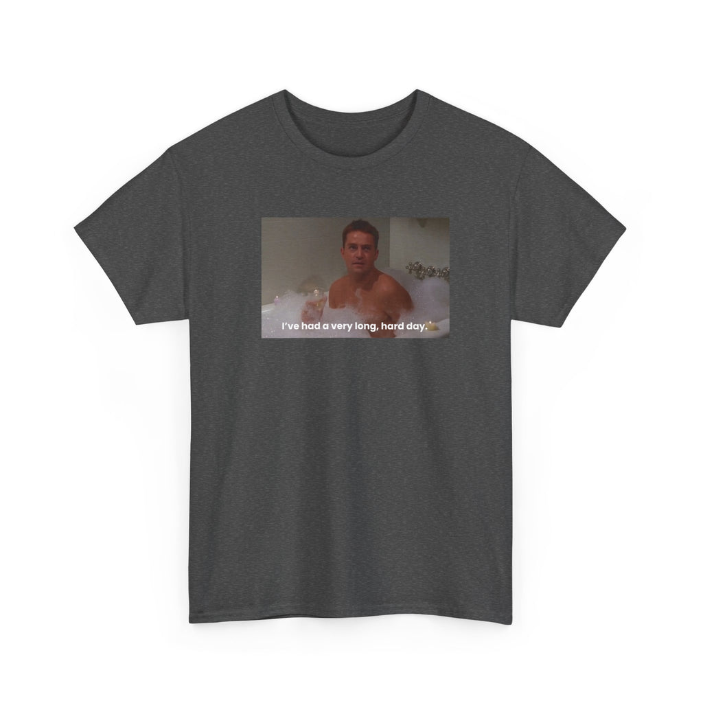 Chandler Bing In the Bathtub Unisex Heavy Cotton Tee