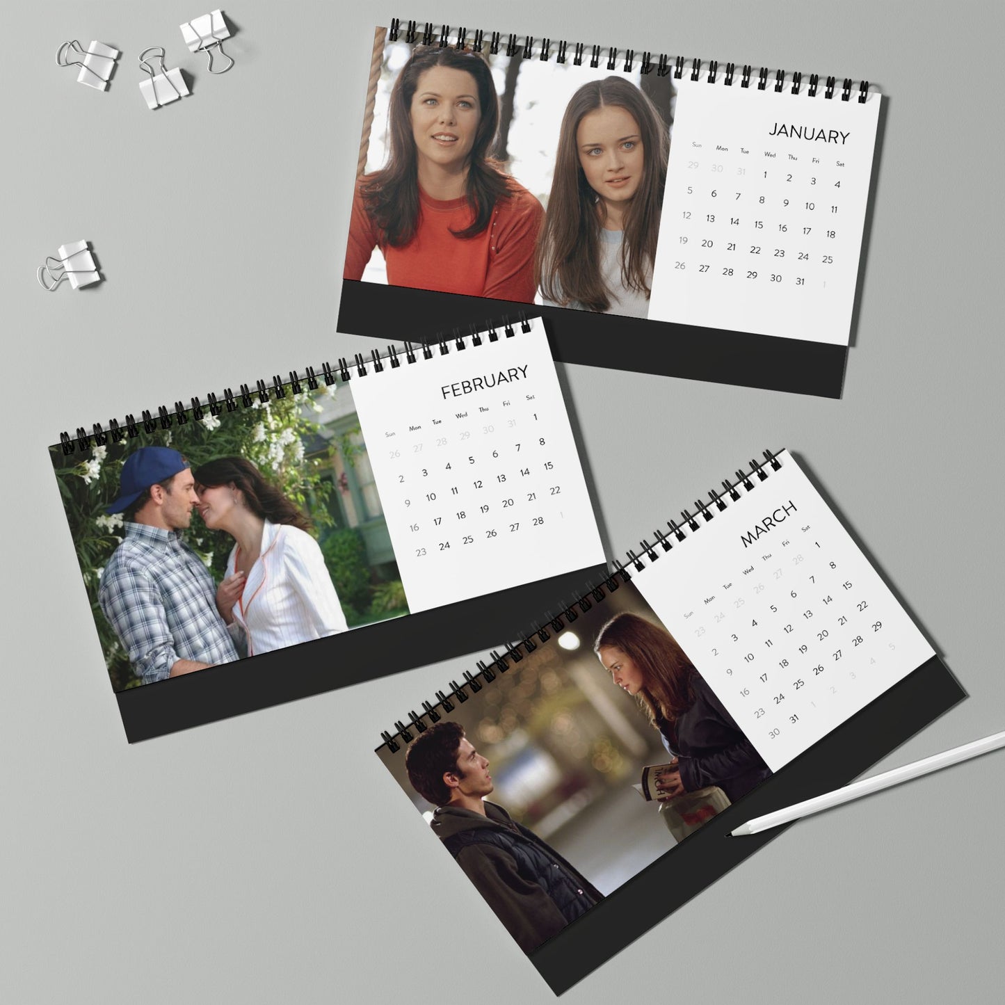 Gilmore Girls Desktop Calendar 2025