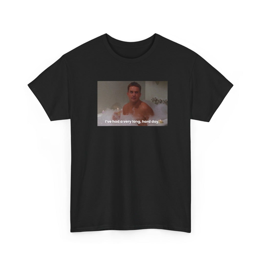 Chandler Bing In the Bathtub Unisex Heavy Cotton Tee