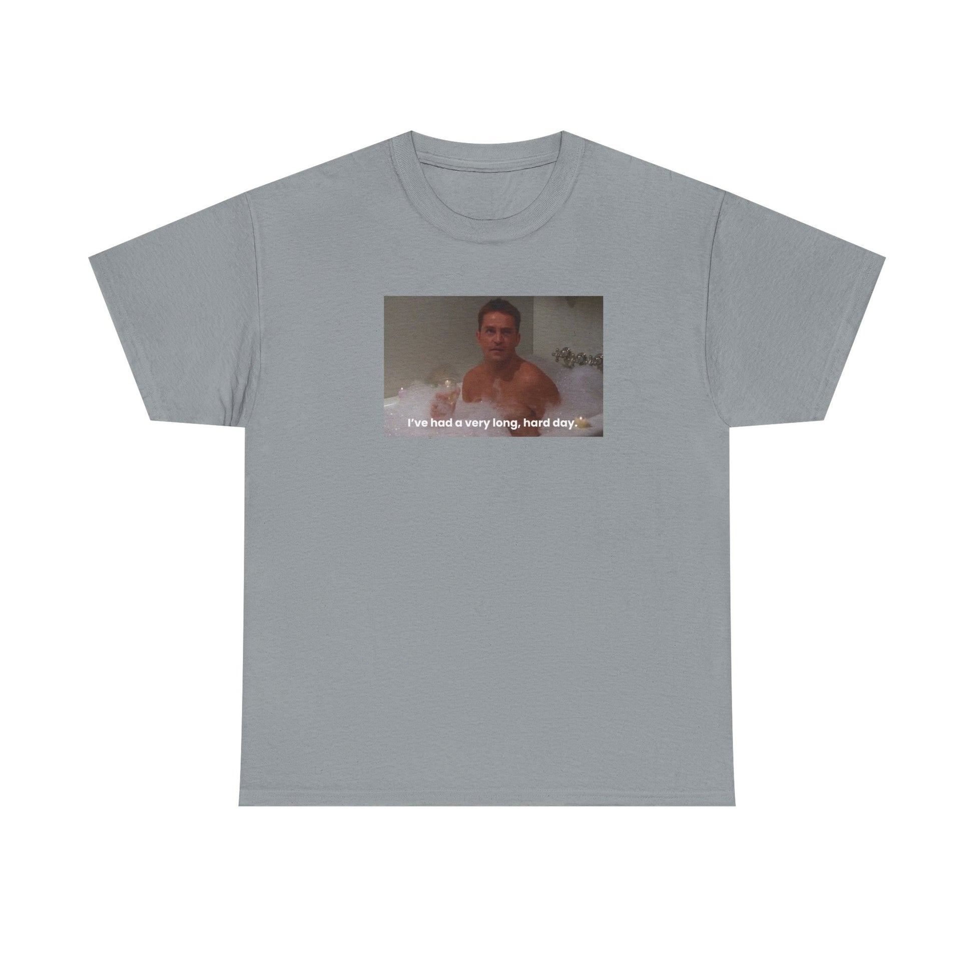 Chandler Bing In the Bathtub Unisex Heavy Cotton Tee