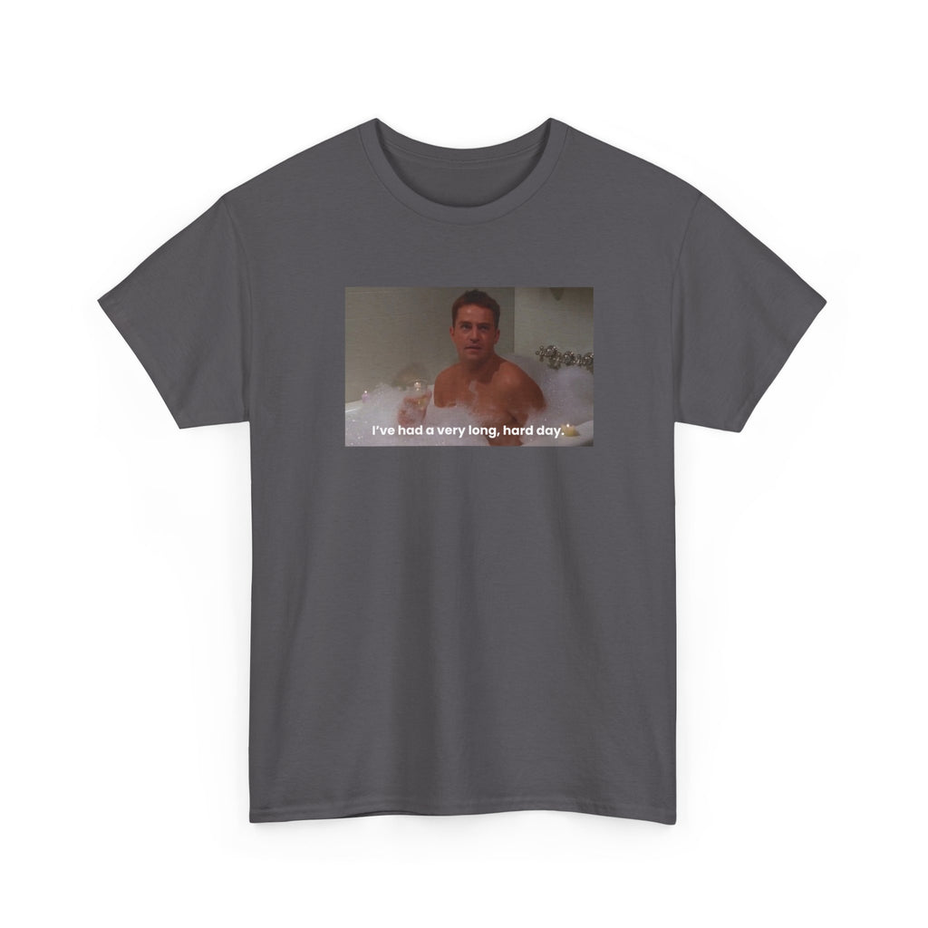 Chandler Bing In the Bathtub Unisex Heavy Cotton Tee