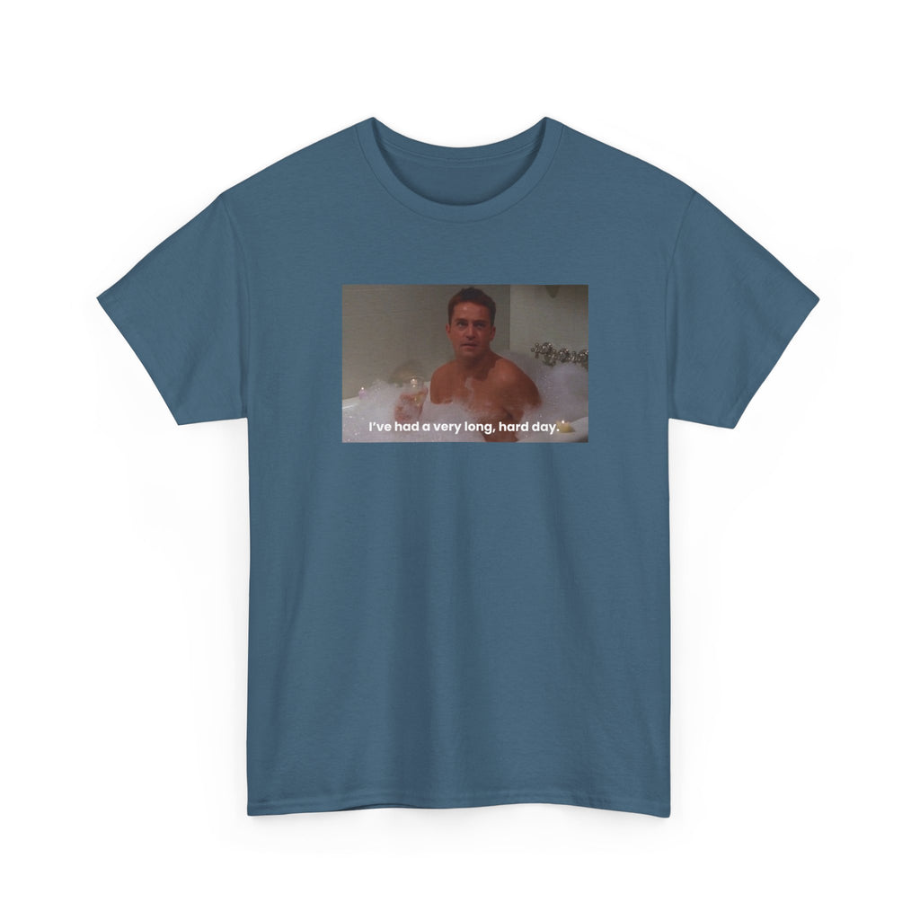 Chandler Bing In the Bathtub Unisex Heavy Cotton Tee