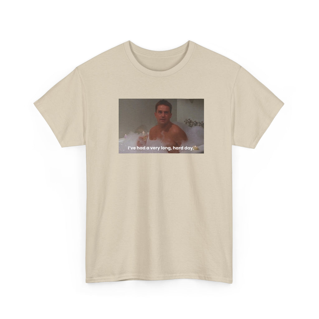 Chandler Bing In the Bathtub Unisex Heavy Cotton Tee
