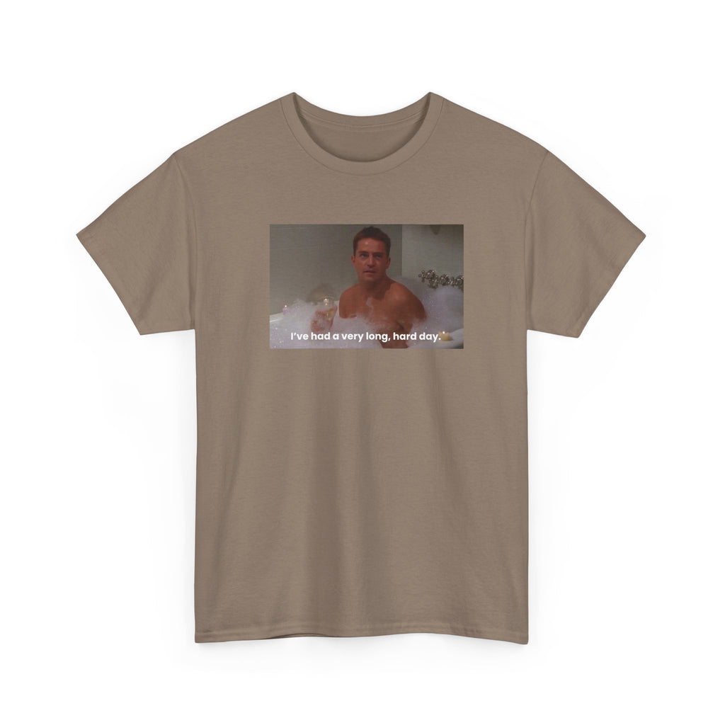 Chandler Bing In the Bathtub Unisex Heavy Cotton Tee