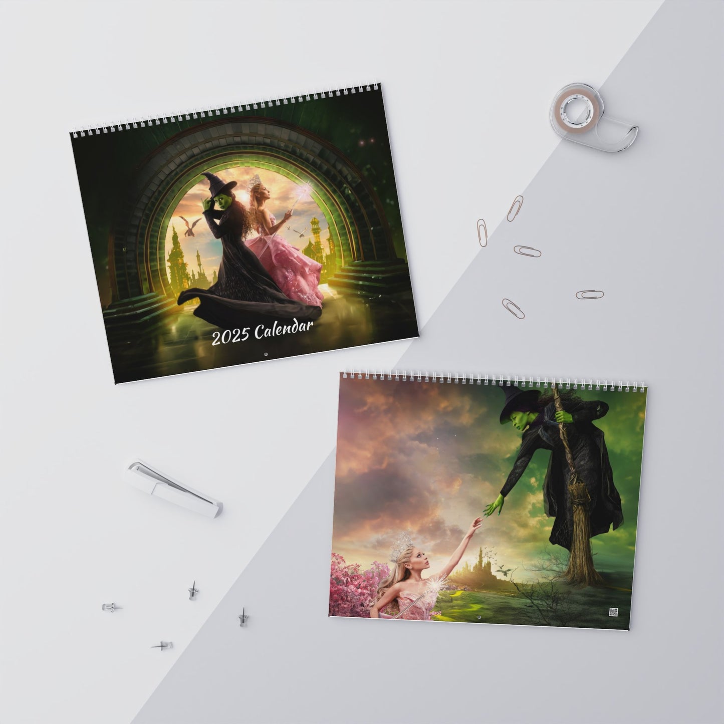 Wicked Movie Inspired Wizard of Oz Wall Calendar 2025