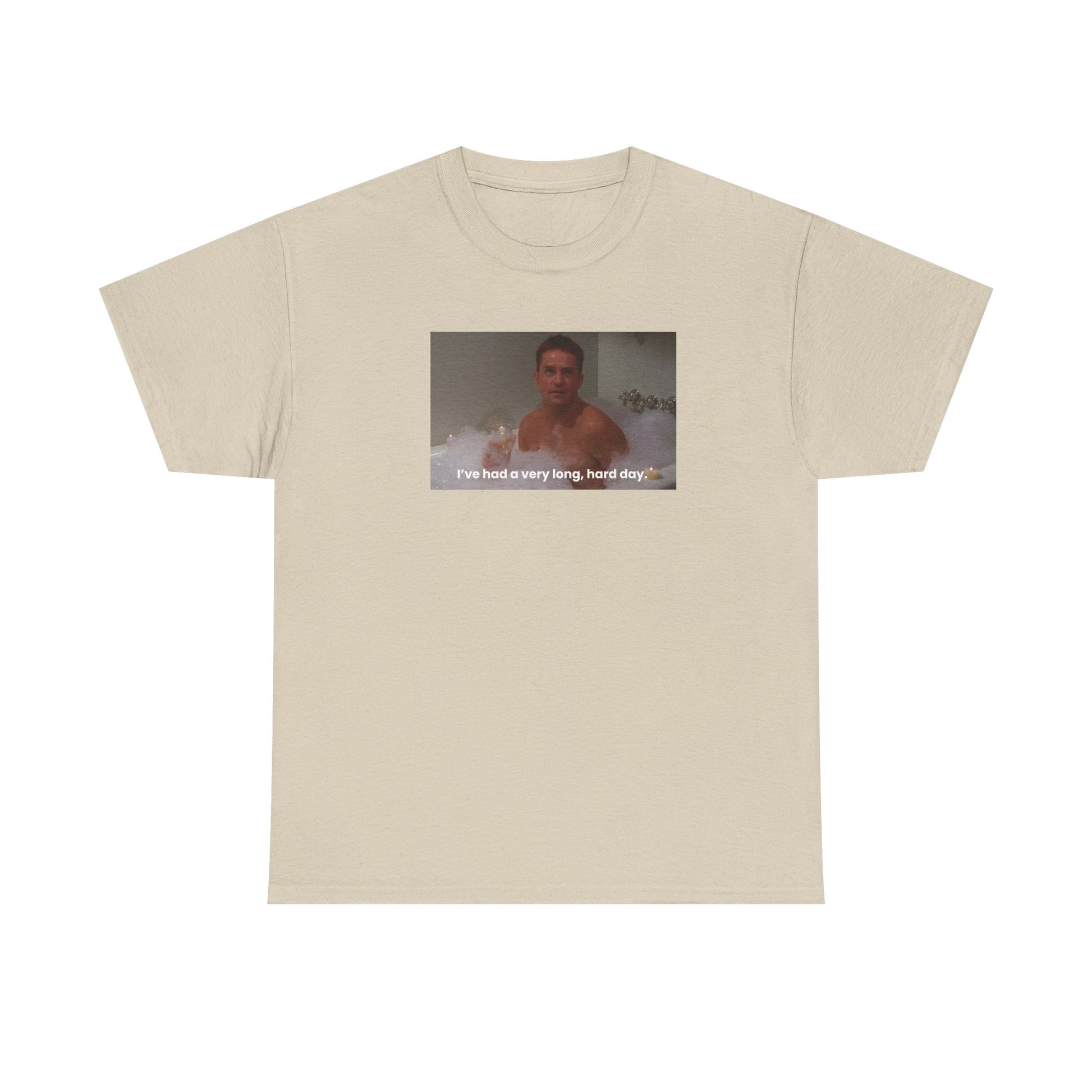 Chandler Bing In the Bathtub Unisex Heavy Cotton Tee