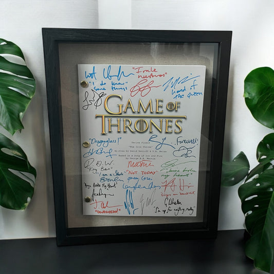 Winter is Coming: Signed Game of Thrones Script