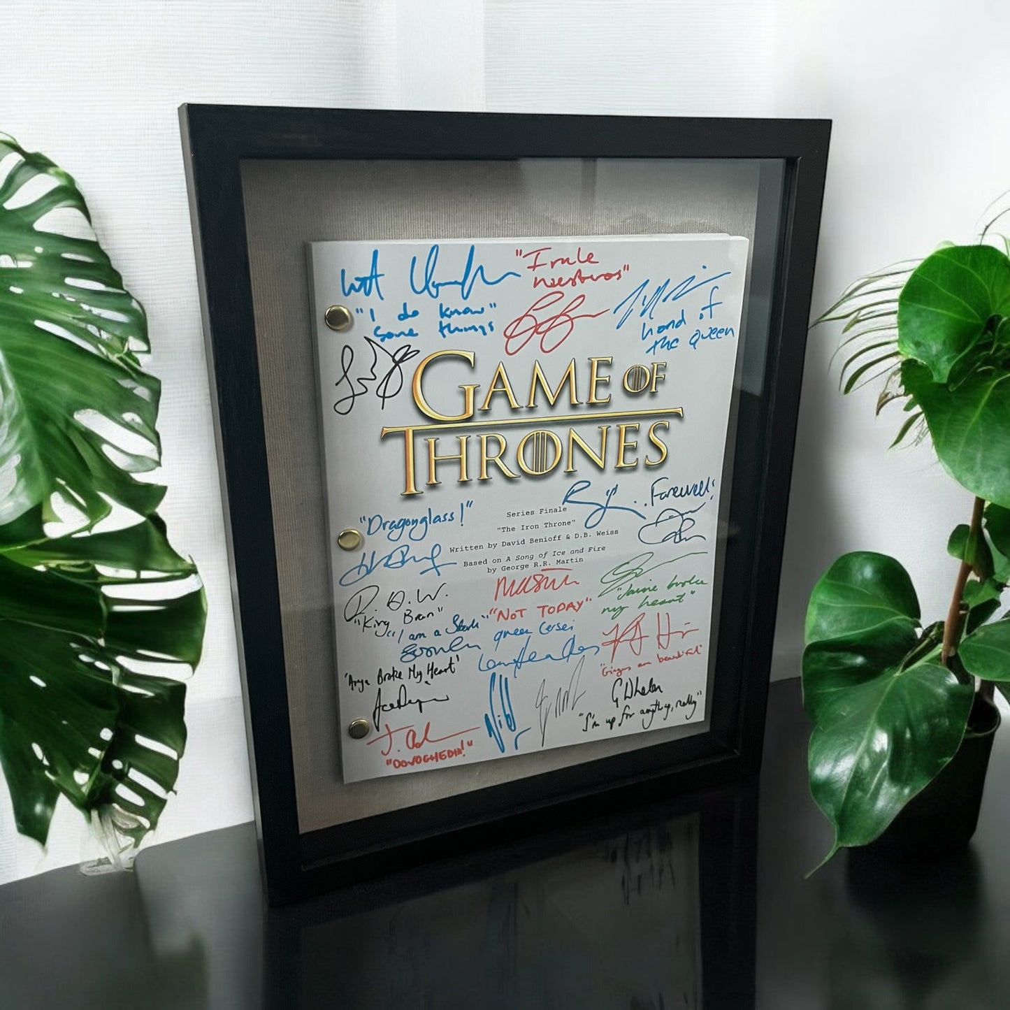 Winter is Coming: Signed Game of Thrones Script