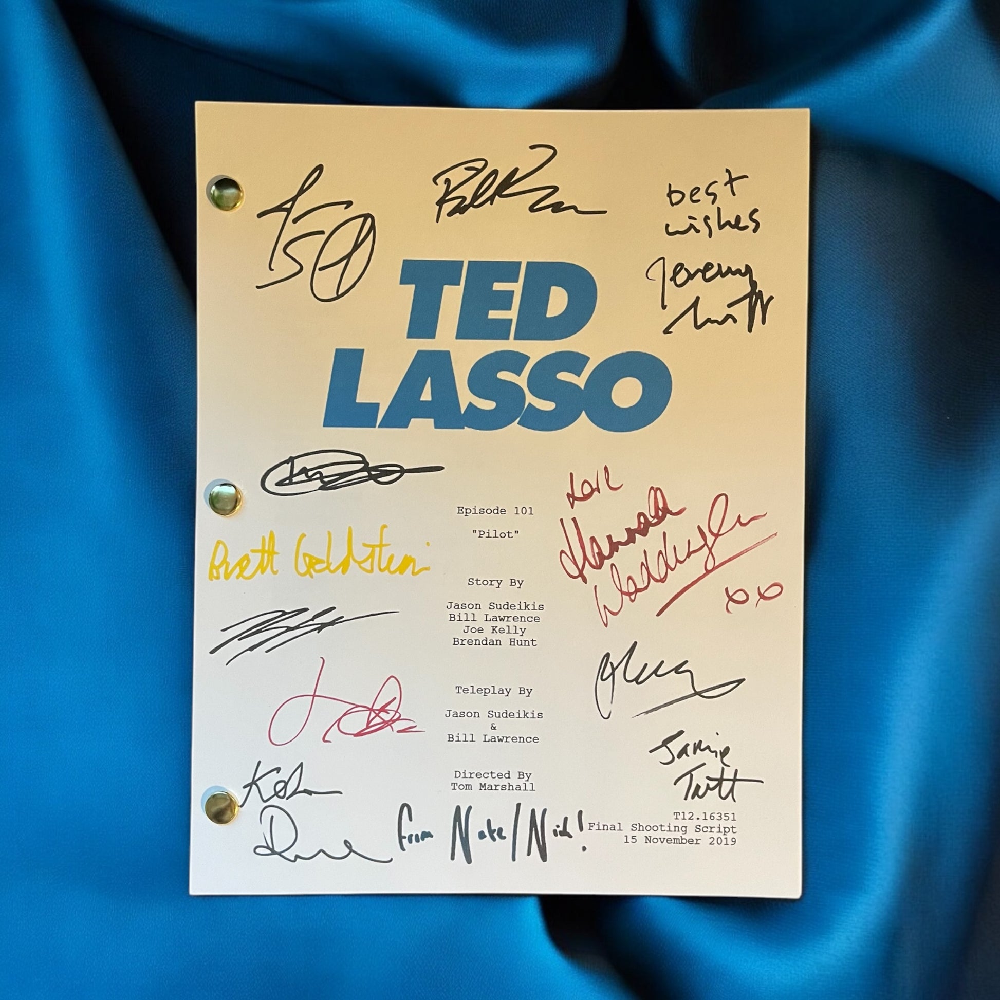 Authentic Ted Lasso Pilot Script