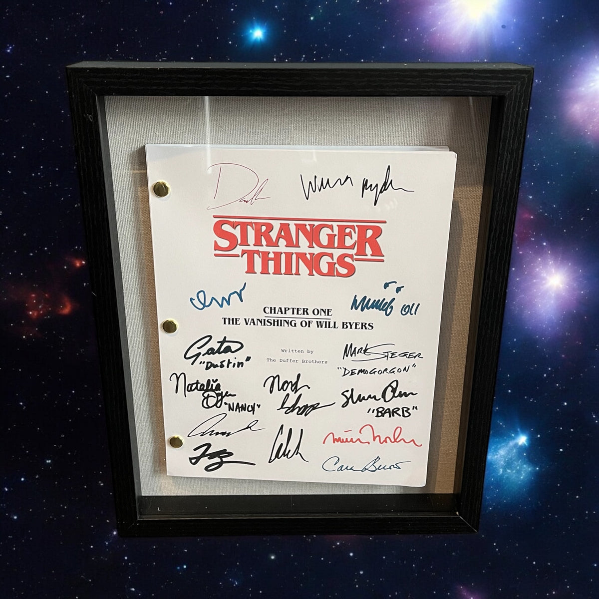 Stranger Things "The Vanishing of Will Byers" Autographed Script